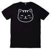 T-Shirt Cat Face Drawing Cat