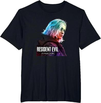 2026 New Resident Evil Requiem Gaming Design Unisex High Quality Oversized Casual T Shirt Cotton Short Sleeve for Men Women T...