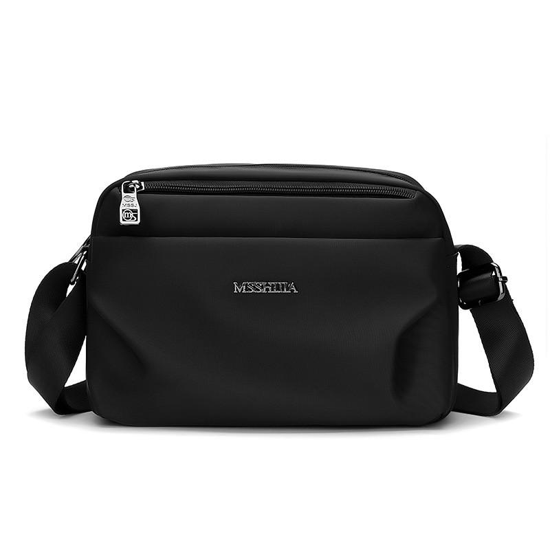 Lightweight Womens Small Square Shoulder Bag With Zipper Closure And Inner Phone Pocket
