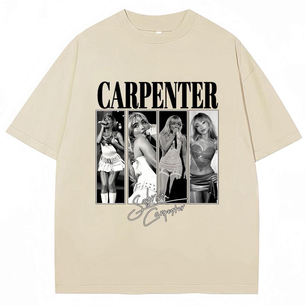 Vintage Style Sabrina Carpenter T Shirt Emails Tour Fashion Hip Hop Cotton Oversized Short Sleeve Men Women T Shirts Streetwear