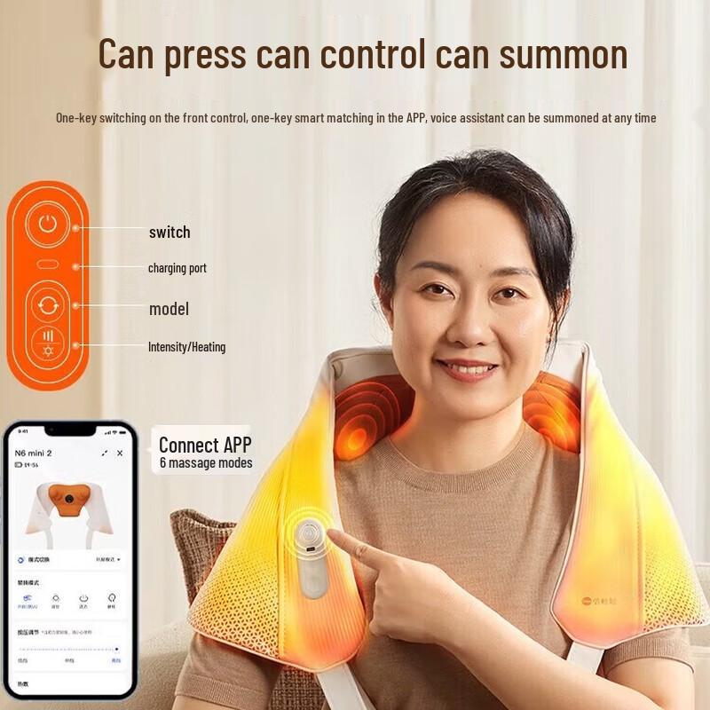 Breo N6mini-2 Heated Neck and Shoulder Massager CN Plug (adapter Included)