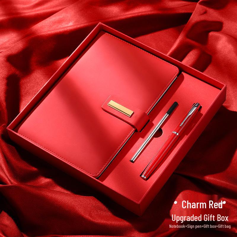 High-End Custom Business Notebook Gift Set with Logo Printing