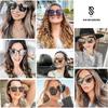 High Quality Brand New  Oversized Round Sunglasses for Women and Men  Amber