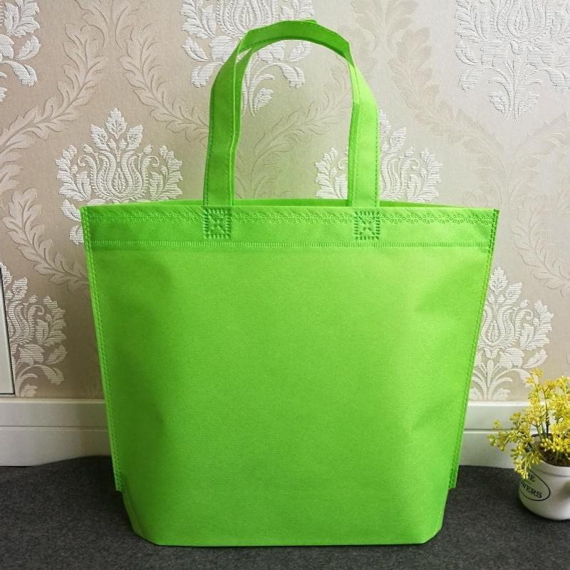 Reusable Non Woven Shopping Tote Bags Bright Colors For Grocery Errands Business Events