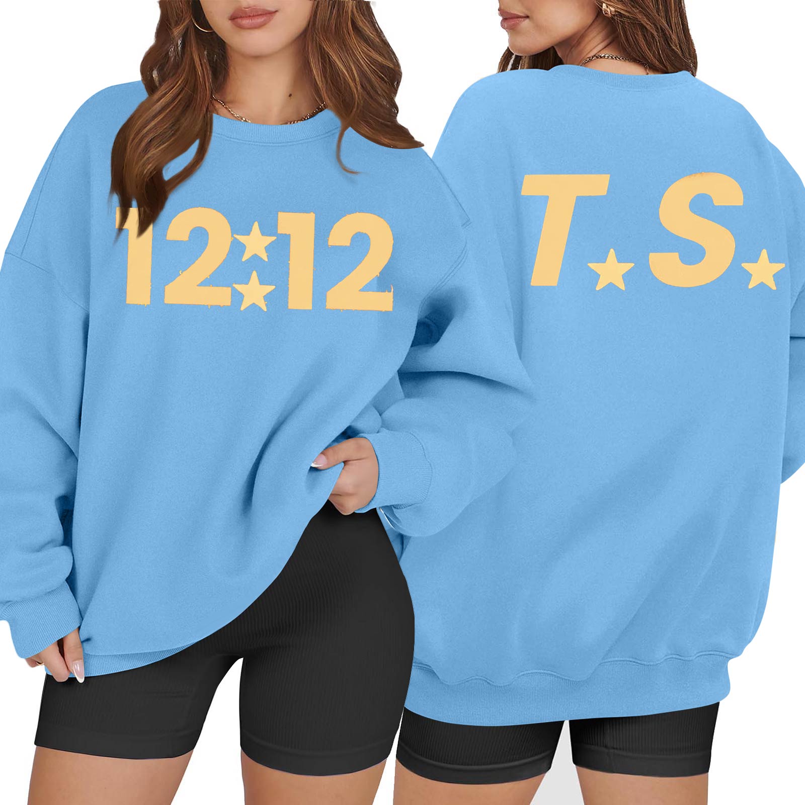 

Women s Casual Fashion Long Sleeve Printed Round Neck Sweatshirt Top XXL