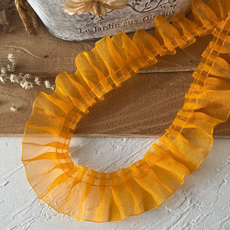 

Японская черная плиссированная кружевная юбка. Аксессуары для детской одежды и декоративных занавесок своими руками.