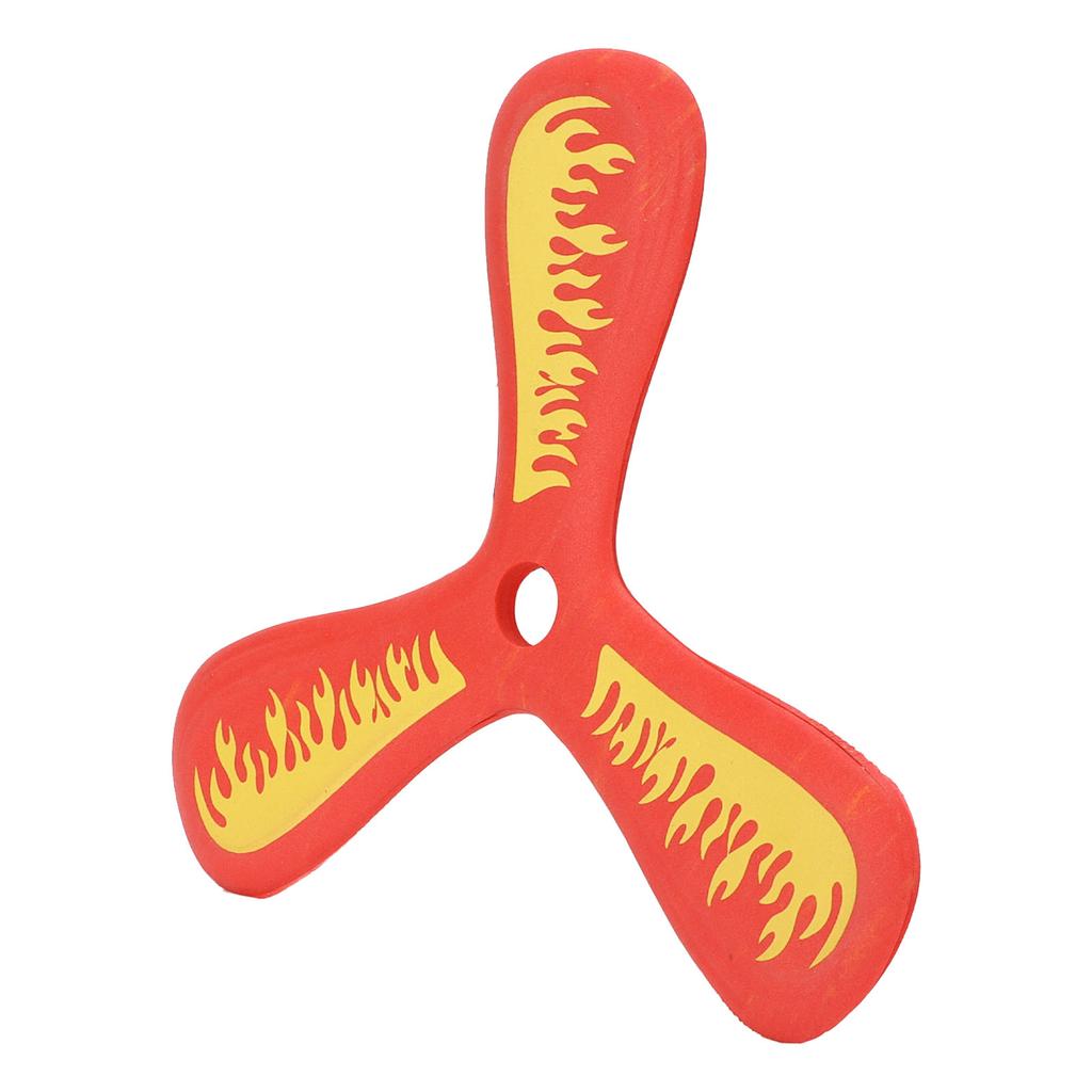 EVA Throw Catch Toy 3 Blade Flying Toy for Kids Outdoor ParentChild Interactive Game(Red )