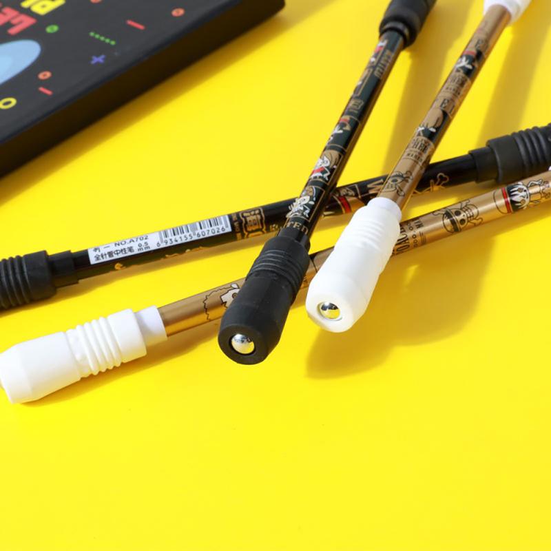 Lustiger drehender Gaming-Stift für Anfänger, Studenten, zum Stressabbau, rotierende Stifte, Schreib-Gelstift, Schreibwaren