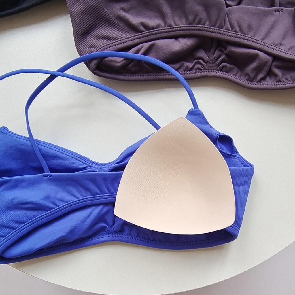 Backless Yoga Sports Bra with Chest Pads - Quick-drying, Shockproof Fitness Tank Top