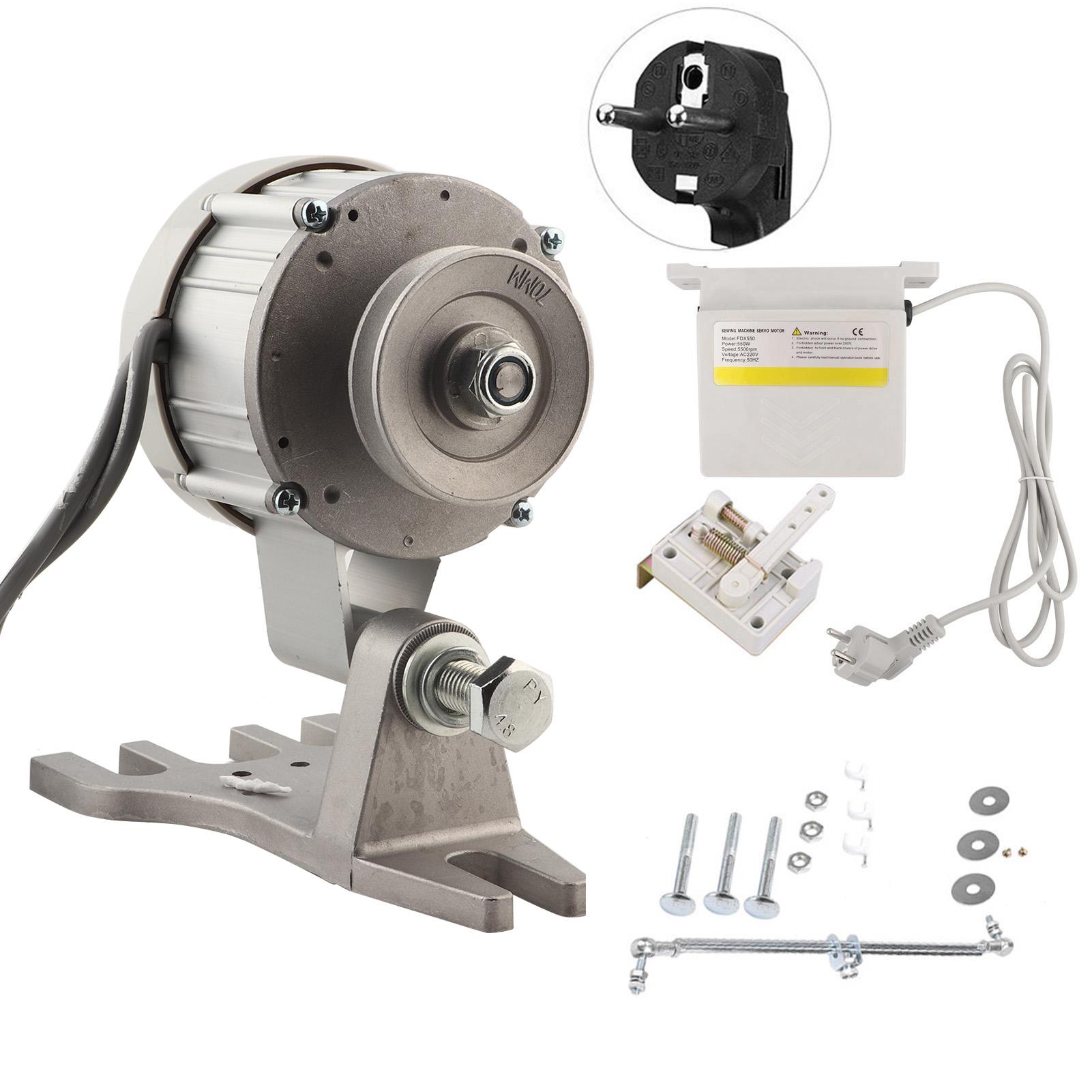 

Двигун промислової швейної машини Енергозберігаючий безщітковий серводвигун швейної машини 550 Вт 200~5500 об/хв EU Plug