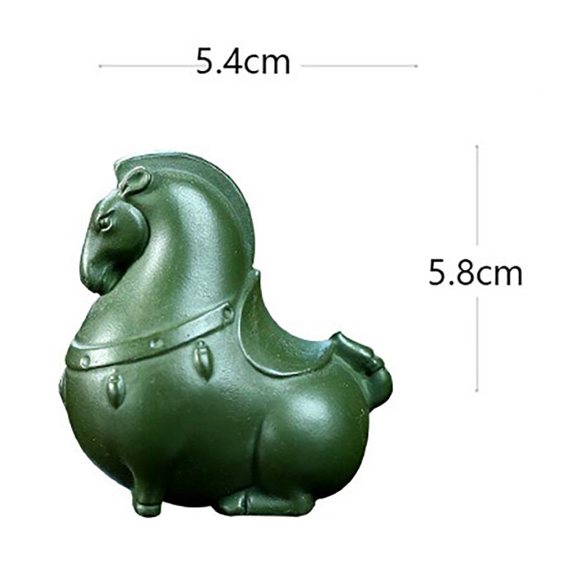 

Посуда из искусственной бронзы, Маленькая лошадка, Украшения из фиолетового песка, Чайный столик, Бутиковая зеленая грязь, Чай из лошади Тан, Игривое творчество, Маленькие чайные питомцы One Size зелёный