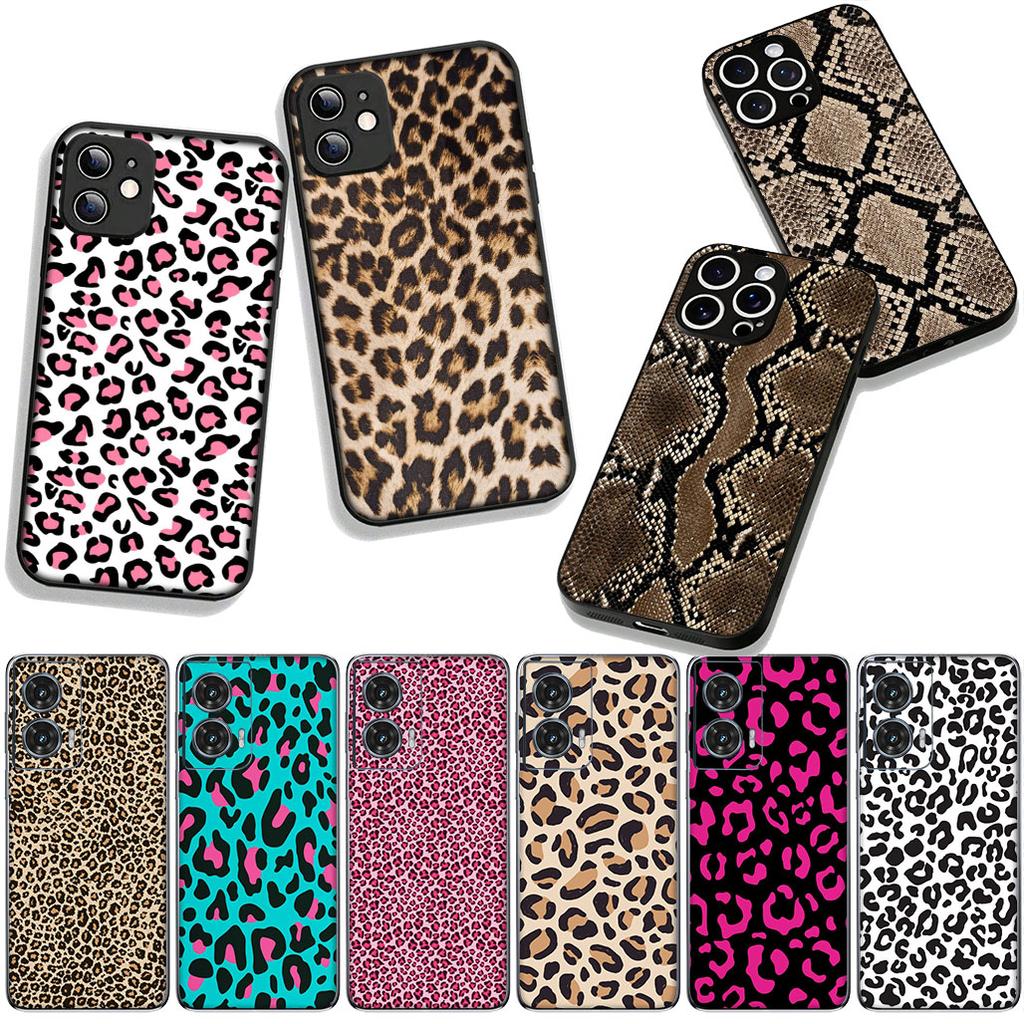 Phone Cover Cow Print Leopard Snake Casing for Apple iPhone 17 16 11 Pro XS Max XR 6 7 8 Plus + 16E SE 2020 Air 5 8+ Case
