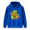 Kids Boys Girls Hooded Sweatshirt, Cartoon Plants Game Character Print Casual Pullover Hoodie, Soft Comfortable Long Sleeve Tops for Children Daily We