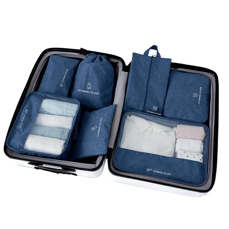 Travel Organizer Set With Waterproof Oxford Fabric For Luggage And Packing