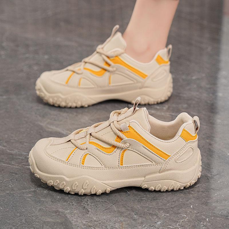 ins новые кроссовки для папы 22 осень студенческие на платформе нескользящие кроссовки повседневные кеды 35