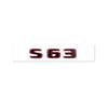 Mercedes Benz arka harf çıkartması C63S GT63S S63LGLE53 SL63S modifikasyonu W205 W206 C190 X290 W167 siyah kırmızı versiyonu için uygundur