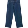 Classic Square Logo Stone Wash Wide Leg Straight Jeans Men Jeans CHXJN035893AP