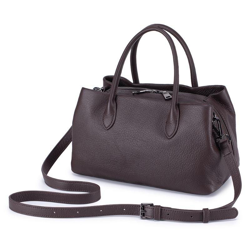 

New leather women s bag versatile handbag large capacity women s first layer cowhide commuter shoulder messenger bag