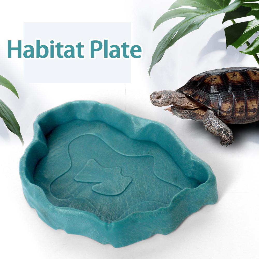 1pc - Versatile Small Reptile Feeding & Bathing Dish - Ideal For Lizards, Turtles - Reptile Supplies