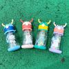 Water Bottle Summer Children Antlers Cartoon Water Cup Outdoor Sports Travel Plastic Cup Portable Backpack Straw Cup