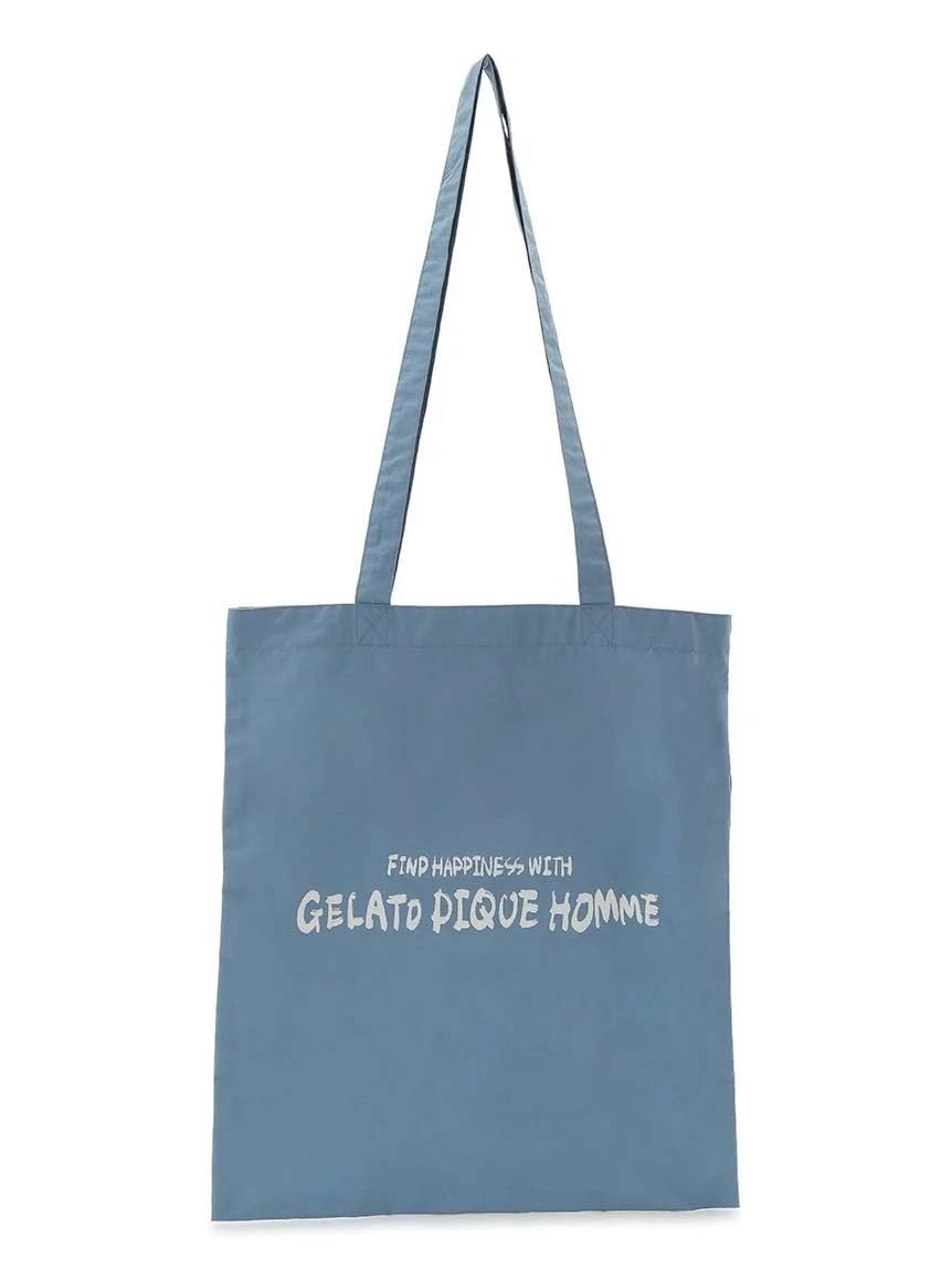 

HOMME Сумка-тоут з логотипом Message PHGG242948 BLU [Gelato Pique] Чоловіча синій