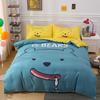 Cute Tiger  Little Rabbit 2/3 Piecebedroom setChildren'sGift Teenagers Adulte Microfibre Double Bed Single Bed Duvet Cover