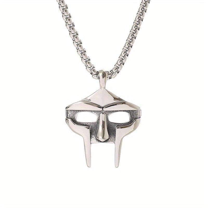 Mask pendant Cross-border new product Spartan mask skull necklace European and American punk personality item