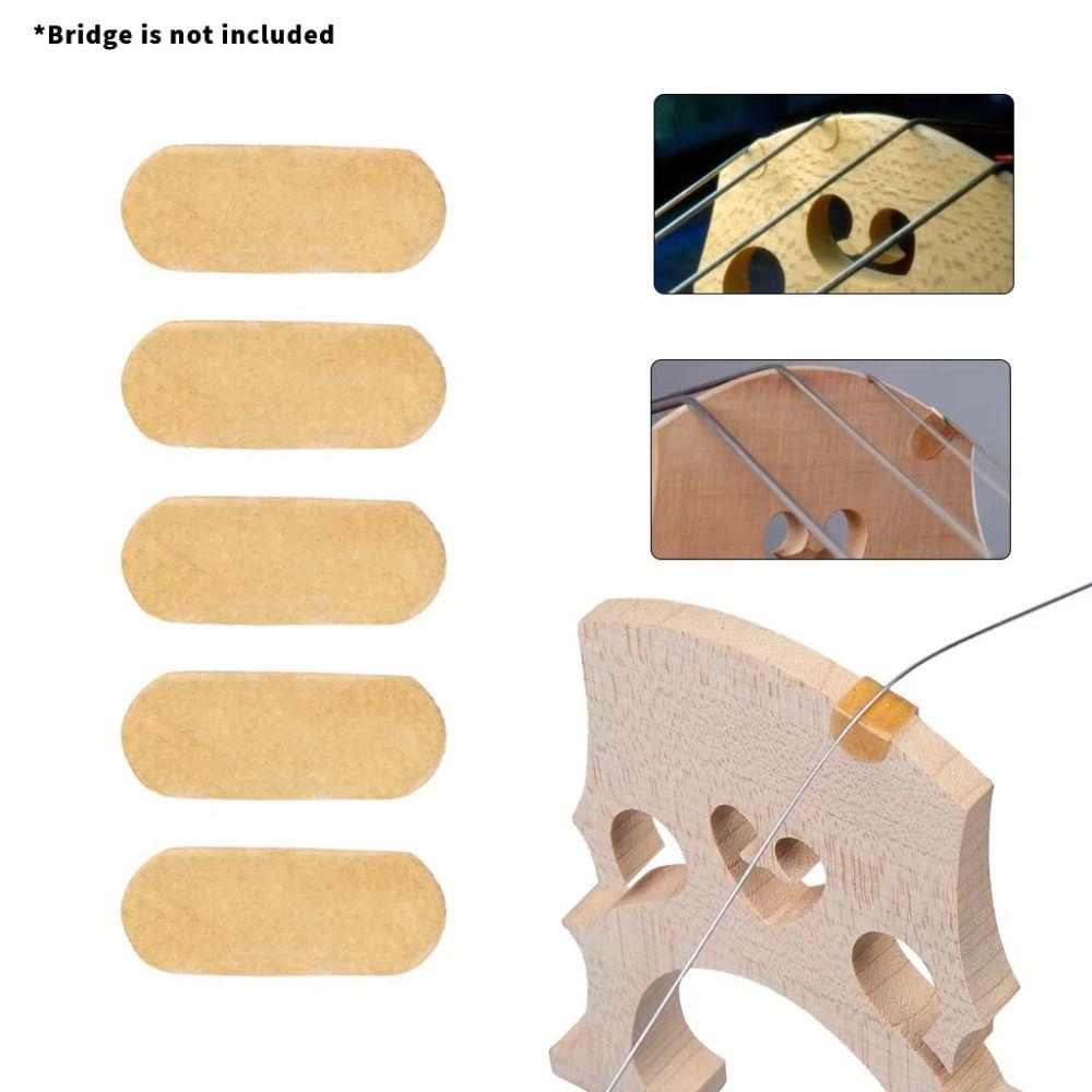 5/10Pcs Cello Bridge Parchment Protect E String Sheepskin Protection Pad Parchment Instruments Parts Instruments Accessories