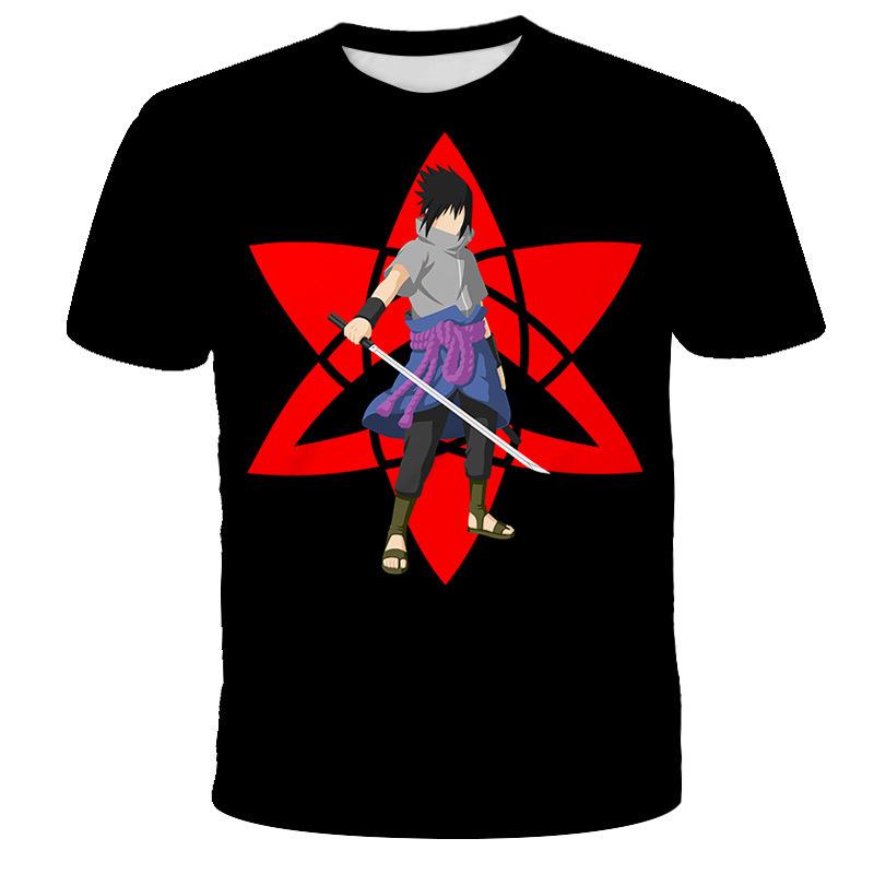 Anime Naruto Summer Men's T-shirt 3D Digital New Casual T-shirt