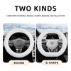 Suitable for Volkswagen Plush Steering Wheel Cover, Autumn and Winter Warm Non-Slip Protective Cover, Golf Tiguan Polo T-Roc Jetta Id.4 Id.3 Atlas