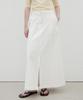 Leuba Cotton Slub Maxi Skirt - Off White
