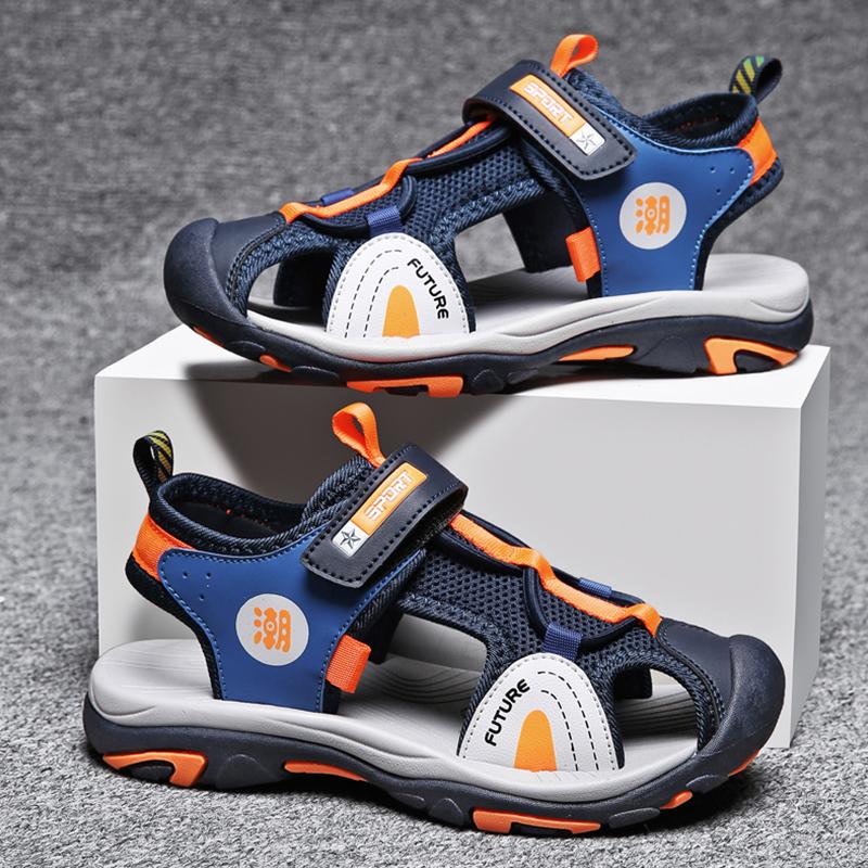Summer Breathable Children's Sandals Fashion Beach Water Shoes Non Slip Outdoor Soft Bottom Sports Sandal Shading