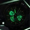SANDA Multifunctional Military Watch for Men Dual Display Digital Waterproof Luminous Mens Wristwatches Quartz Clock Sport Watches