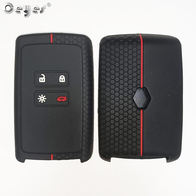 

Силиконовый чехол для ключей Ceyes для Renault Megane 3 4 Kadjar Captur Koleos Espace Clio Scenic 4 Arkana Smart Remote Protect