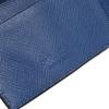 Prada Logo Full Card Slot Design Leather Wallet Men Wallets Black Blue 2MO912-2EGO-F0UDN