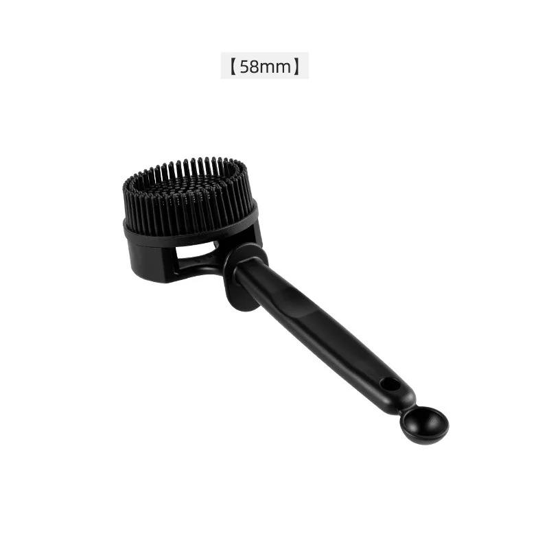 Coffee Machine Cleaning Brush 51mm/58mm Espresso Group Head Cleaning Brush Detachable Silicone Brush Coffee Maker Cleaning Tools