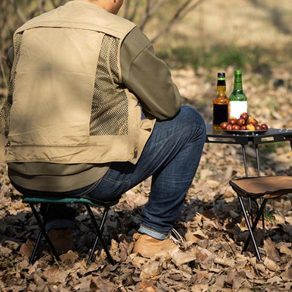 Portable Multifunctional Outdoor Picnic Camping Folding Chair, Ultra Light Fishing Bench, Travel Bench, Fishing Accessories
