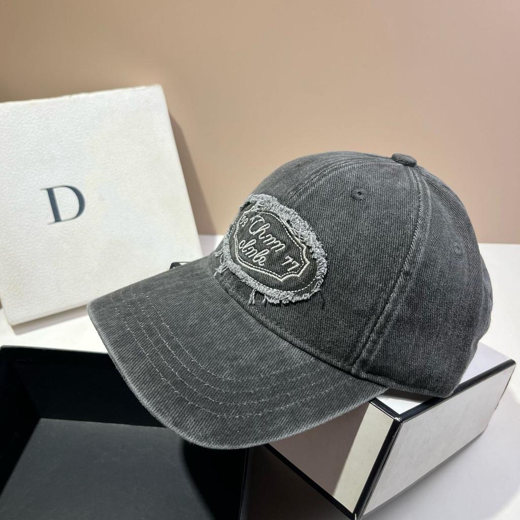 Guangzhou High Quality Big Head Circumference Baseball Cap Washed Polished Cotton Patch Letter Cap Tide
