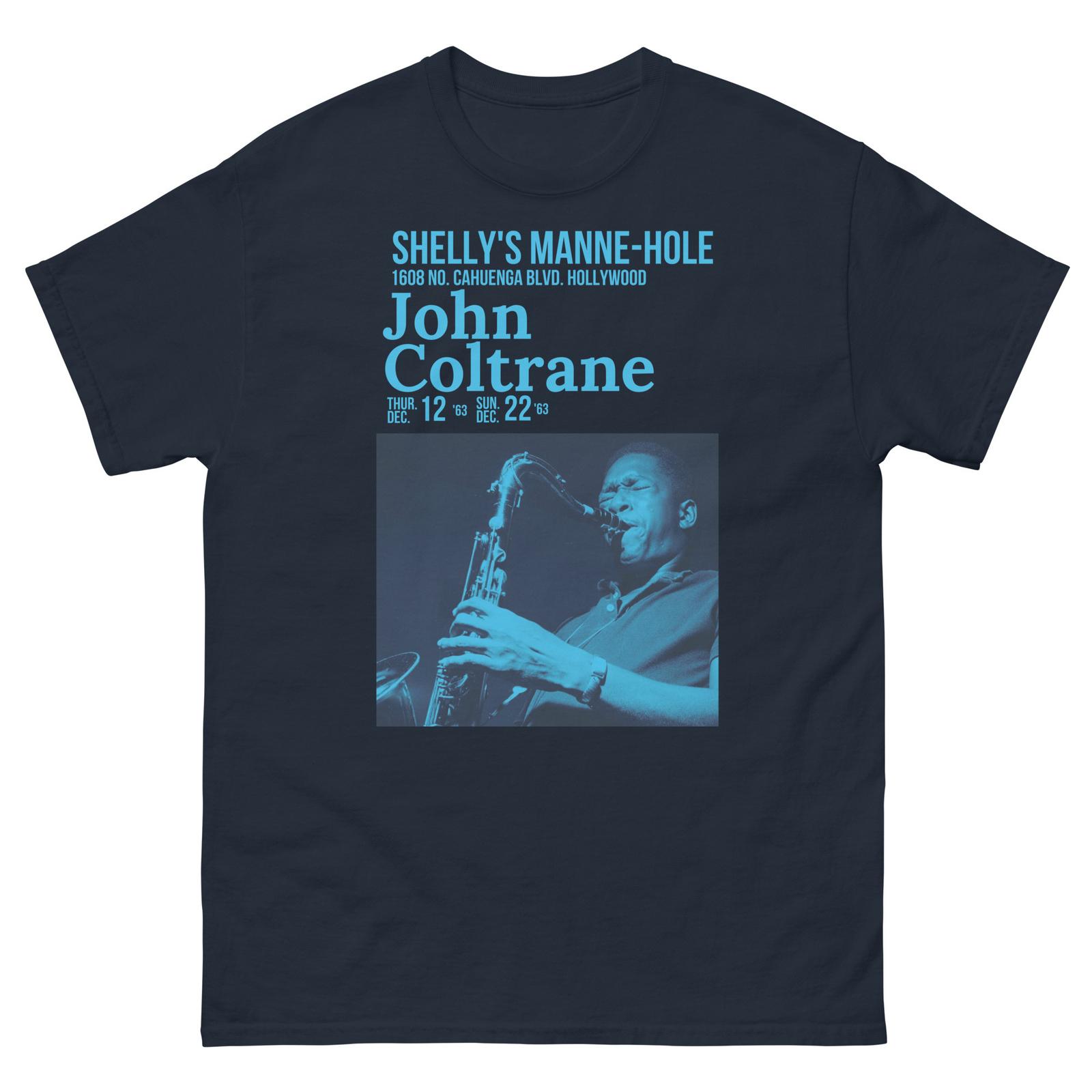 John Coltrane T-Shirt | Jazz Legend Graphic Tee | Vintage Music Tribute S
