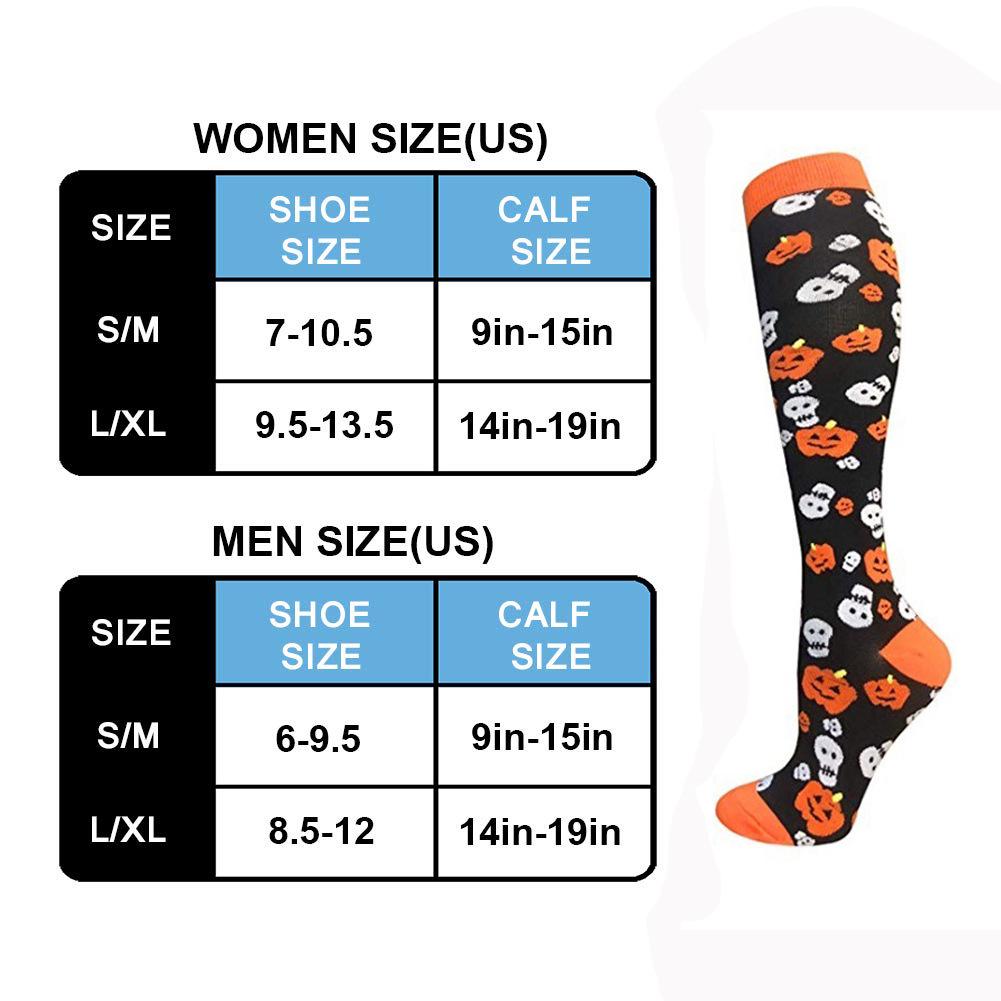 Cross-border Halloween Compression Socks: Funny, Comfortable, Sweat-absorbent, Odor-resistant Elastic Stockings