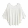 Women’s Plus Size T-Shirt Summer  Loose Solid Color Batwing Short Sleeve T-Shirt Top