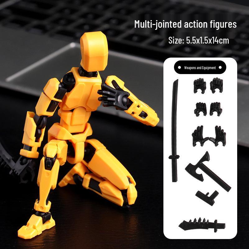 Lucky 13-Joint Movable 3D Doll - 3rd Gen Full Body DIY Decompression Toy