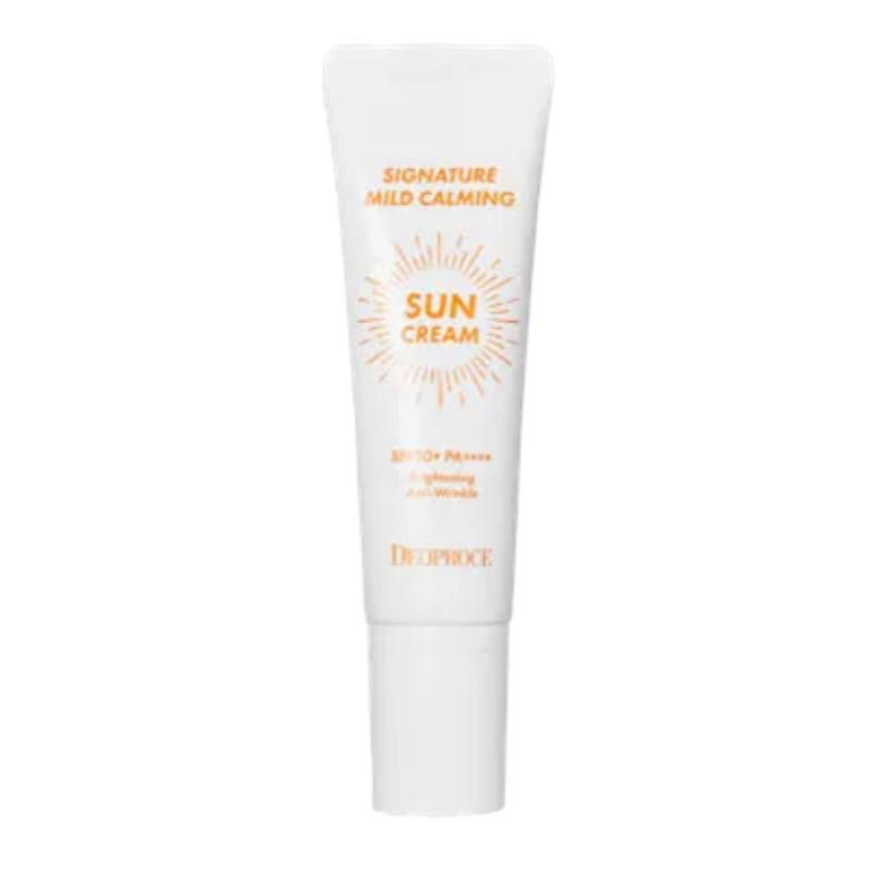 Deoproce Signature Mild Calming Sunscreen SPF50+ PA++++ 50g – Soothing UV Protection for Sensitive Skin