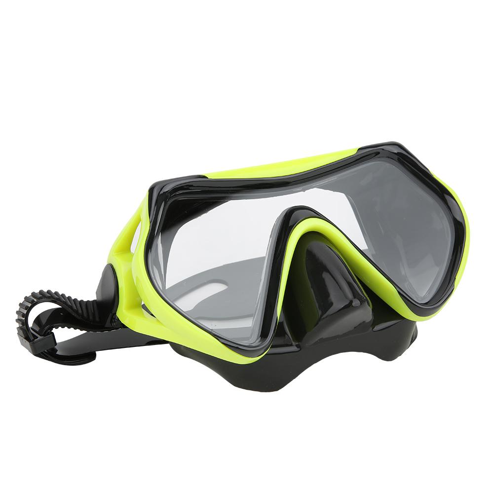 Silicone Adults Snorkeling Goggles Toughened Glass Large View Swimming Glasses Diving Equipment