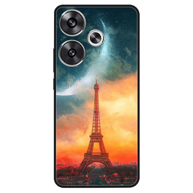For Xiaomi Poco M6 4G Case Shockproof Soft Silicone TPU Bumper for Poco M6 4G Cover PocoM6 4G 2024 Lovely Luxury Cartoon Fundas