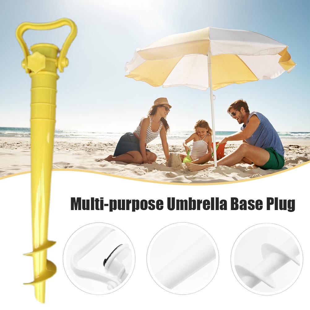 Beach Umbrella Holder Antirust Beach Parasol Stand Ground Spike for Beach Wild Fishing Ground Spike Beach Umbrella Holder