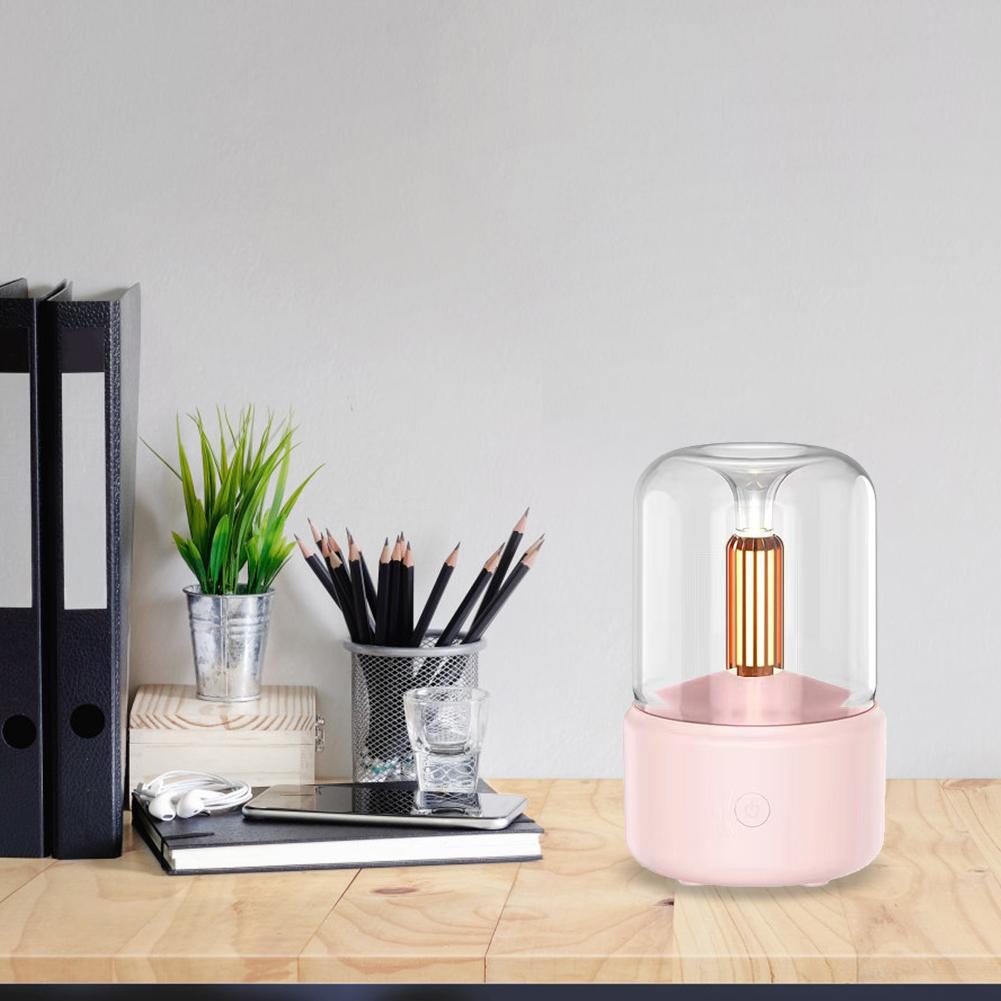 Lampka nocna LED, urządzenie do aromaterapii, zabezpieczenie przed odcięciem wody, generator chłodnej mgiełki, wyłączanie czasowe, automatyczne wyłączanie zasilania do biura domowego