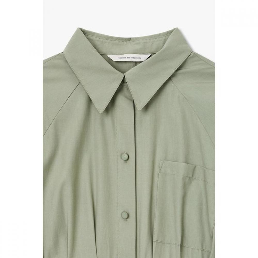 Vov Raglan Sleeve Collar Dress 7124337501