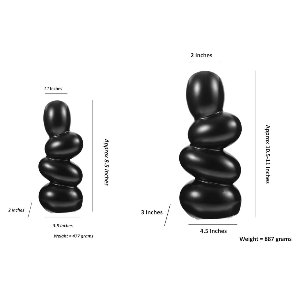 Decorative Ceramic Vase for Flowers, Pampas Grass Vase, Vase for Money Plant Live Plants for Home, Office,Gifts