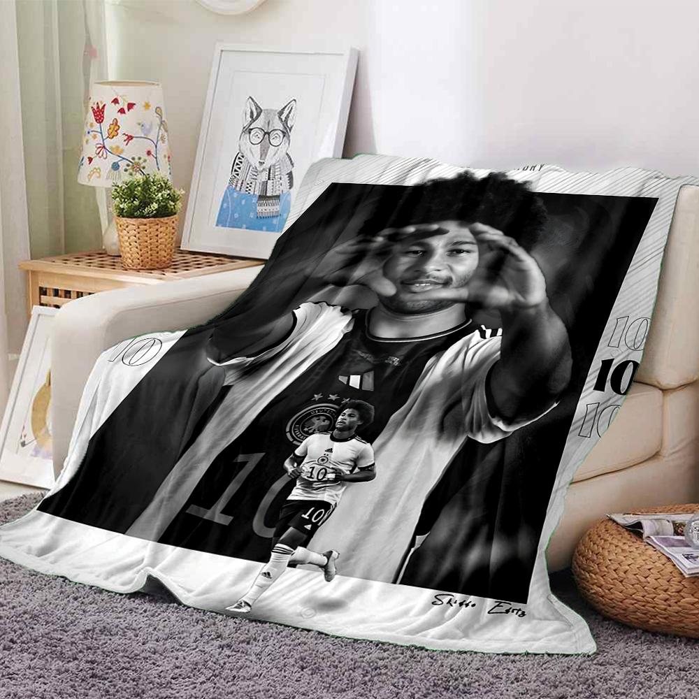 Urban Style Portrait Blankets Flannel Printed Breathable Warm Throw Blanket for Home Office Bedspreads 0708a71
